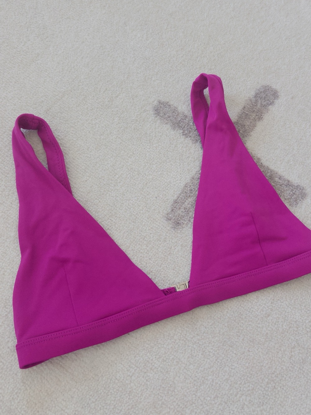 Wanderlust Magenta Bikini Top Size S